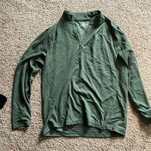 J crew performance quarter zip size large